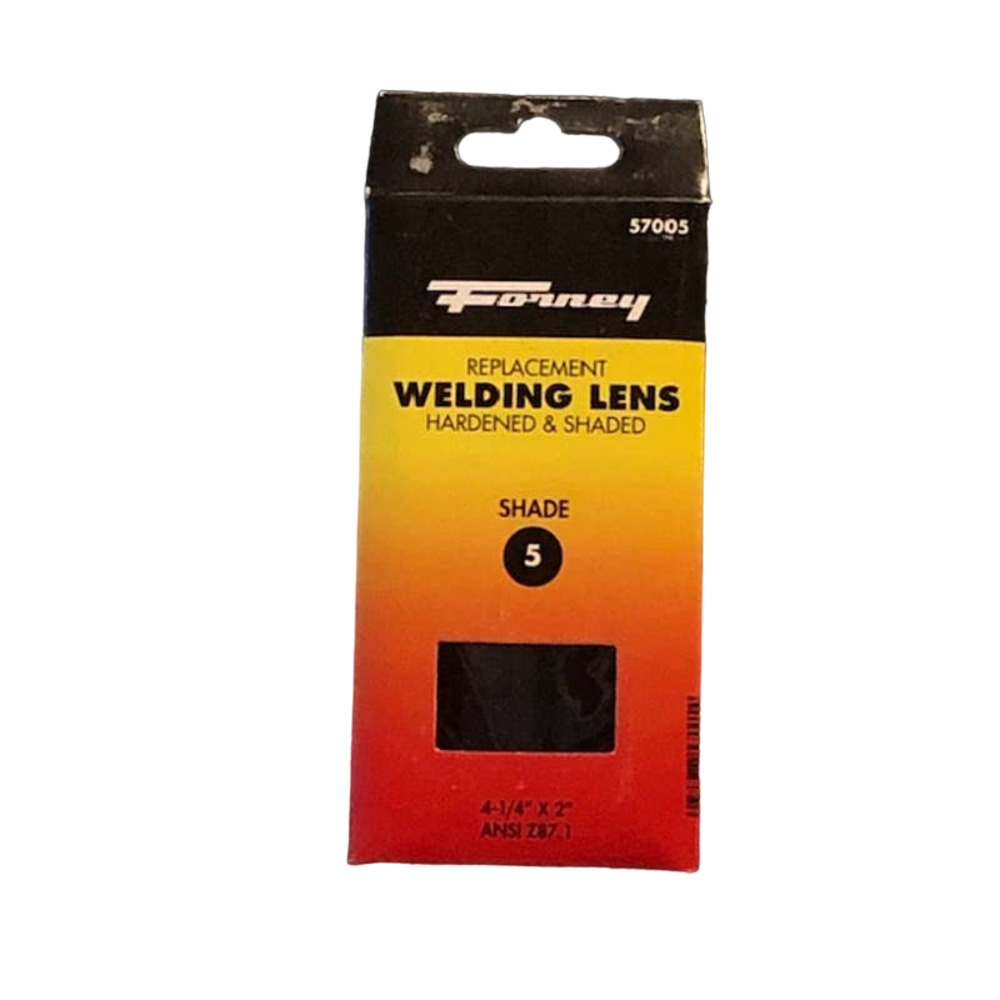 Forney #57005 Replacement Welding Lens; Shade 5; 4-1/4" x‎ 2"; NIP